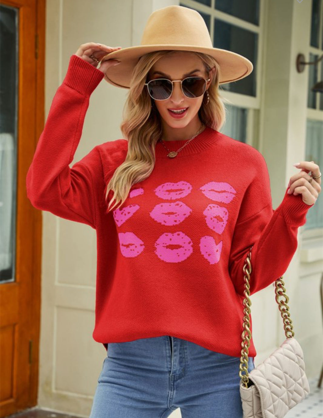 Red Kiss Sweater
