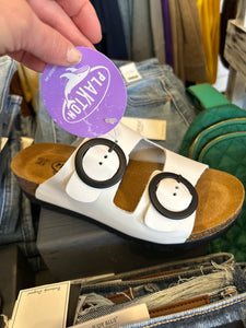 Cora White Sandal