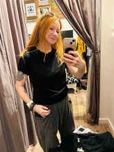 Black Basic Stretchy Tee