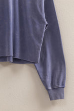 Dusty Indigo Fun Oversized Top