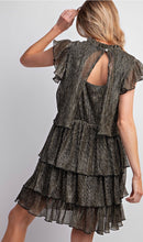 Metallic Black Dress