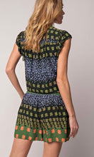 Green Printed Lounge Short