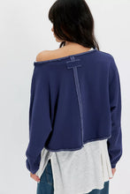 We The Free To The East Pullover- Navy