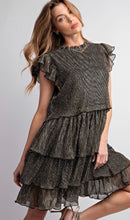 Metallic Black Dress