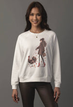 Girl walking a Turkey Sweatshirt