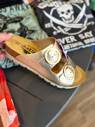 Cora Metal Gold Sandal
