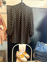 Foil Spot Shift Dress