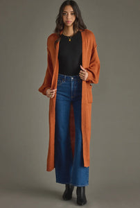 Rust Duster Cardigan