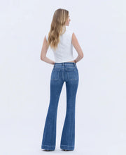 Vervet Gleefully - Mid Rise Trouser Hem Flare Jeans