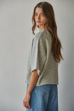 Kelsey Qtr Sleeve Cardi- Grey