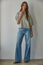 Kelsey Qtr Sleeve Cardi- Grey