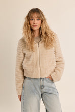 Faux Fur Zip Jacket
