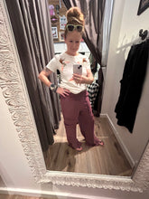 Dark Cherry Knit Bottom