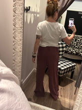 Dark Cherry Knit Bottom