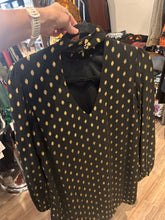 Foil Spot Shift Dress