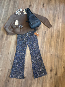 Paisley Print Flare