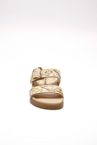 Free People Revelry Studded Sandal- Plaster