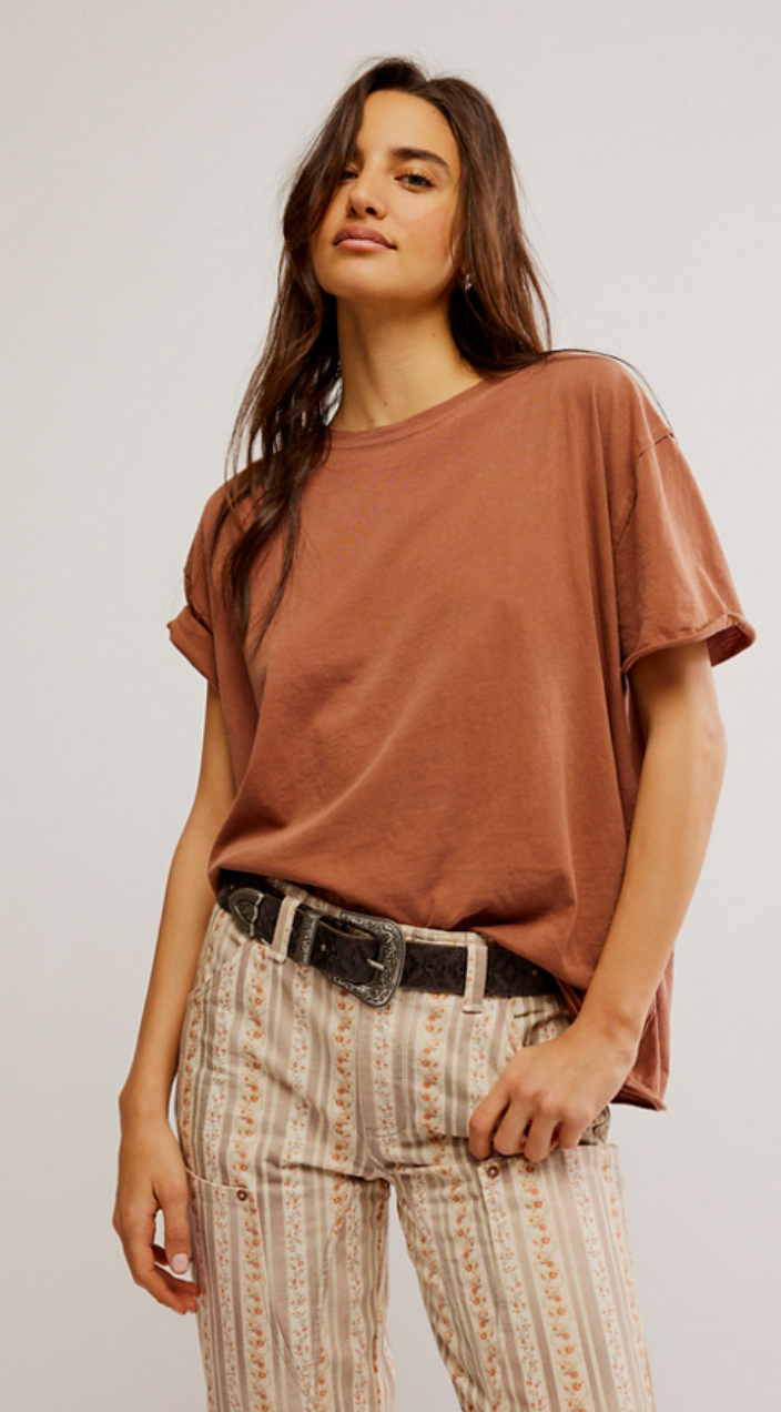 Free People Tortoise Shell Nina Tee