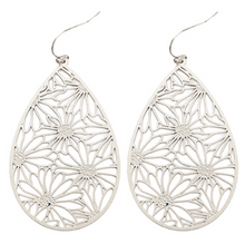 Sunflower Filigree Earrings