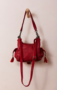 We The Free Baby Leigh Distressed Tote- Crimson