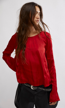 Free People Arabella Blouse- Rubies