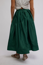 Free People Emilia Full Skirt-Uncut Emerald