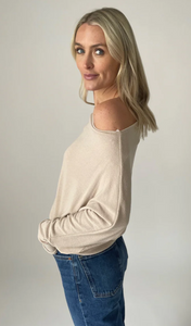 Anywhere Top- Taupe