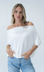 Anywhere SS Top- Ivory
