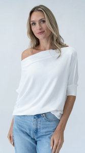 Anywhere SS Top- Ivory
