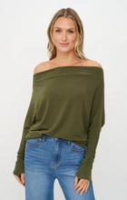 Anywhere LS Top- Cedar Green