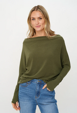 Anywhere LS Top- Cedar Green