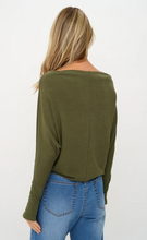 Anywhere LS Top- Cedar Green