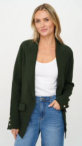 Hillary Blazer- Olive