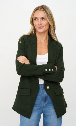 Hillary Blazer- Olive