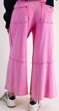 Wide Leg Easel Pants- Bubblegum