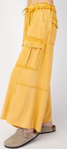 Wide Leg Easel Pants- Camel