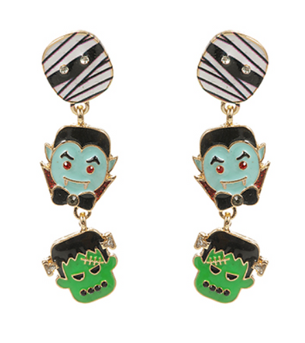 Halloween Character Drop Earrings