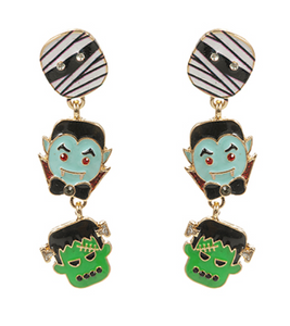 Halloween Character Drop Earrings