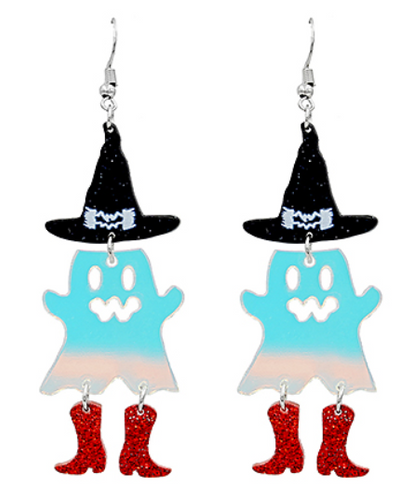Ghost & Hat Earrings