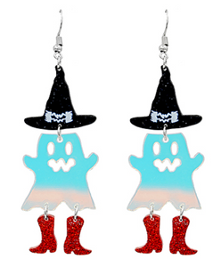Ghost & Hat Earrings