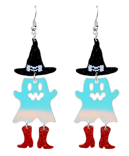 Ghost & Hat Earrings