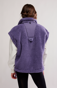 Free People Scout It Out Fleece Vest- Graphite