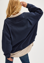 Free People Eclipse Tee- Deeper Iris