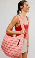 Free People Quilted Carryall Bag- Fruit Punch