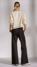 Black Stripe Track Pant