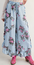 Floral Ruffle Printed Pant