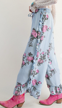Floral Ruffle Printed Pant