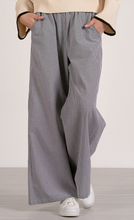 Black & White Seersucker Pant