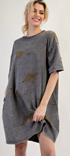 Cheetah Dress- Ash