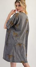 Cheetah Dress- Ash